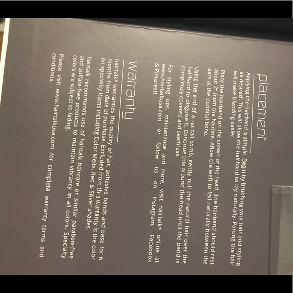 20” Hair Extension Piece - Picture 4 of 4